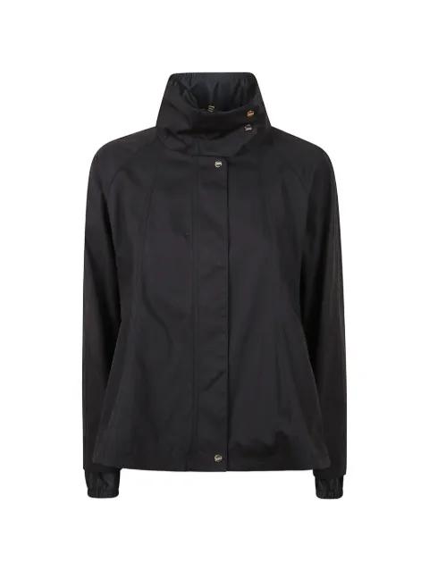 high-neck raglan-sleeve jacket by HERNO