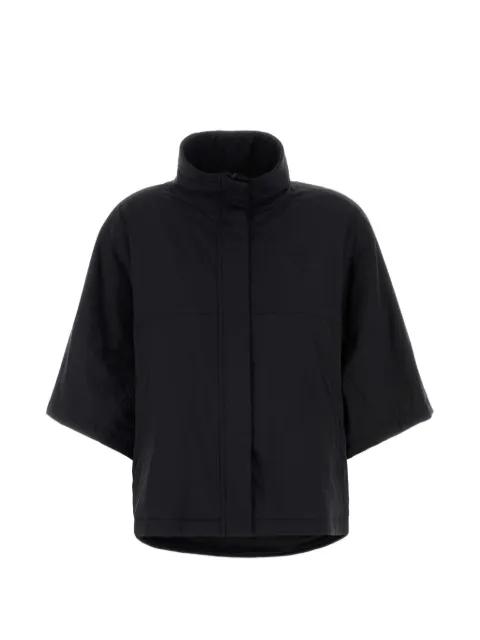 high-neck short-sleeve jacket by HERNO