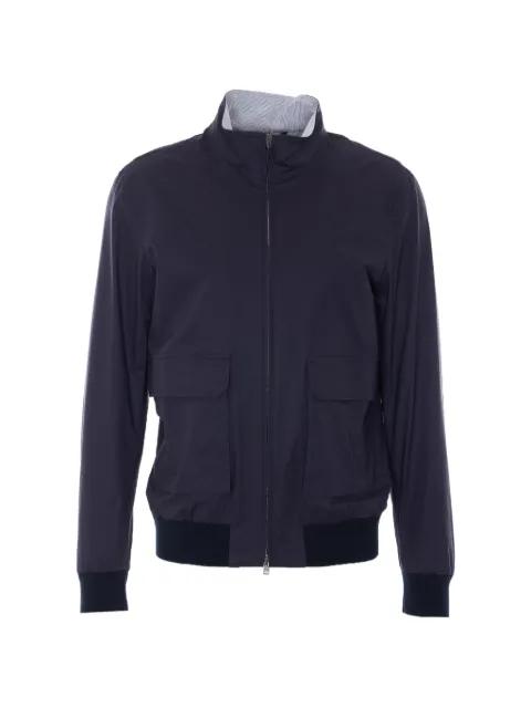 high-neck zip-up jacket by HERNO