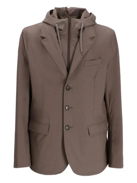 hoodied blazer by HERNO
