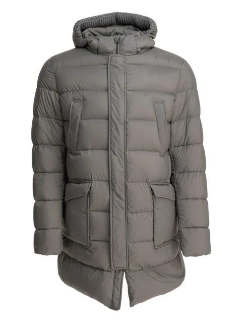 hoodied coat by HERNO