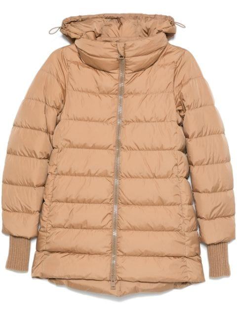 hoodied coat by HERNO