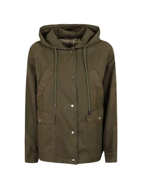hoodied drawstring jacket by HERNO