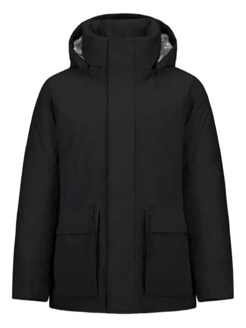 hoodied flap-pocket jacket by HERNO