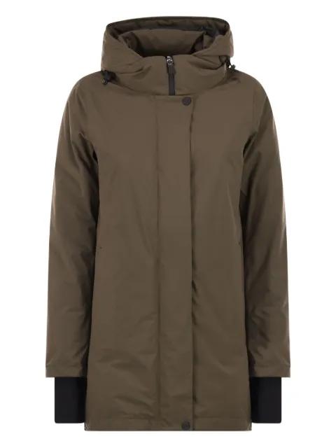 hoodied-neck padded jacket by HERNO