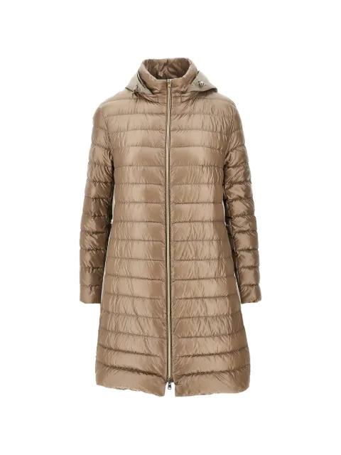 hoodied padded coat by HERNO