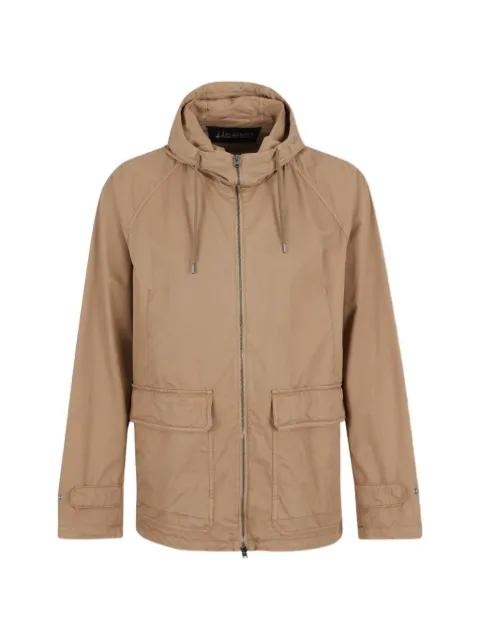 hoodied pocket jacket by HERNO