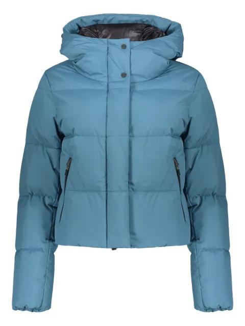 hoodied puffer jacket by HERNO