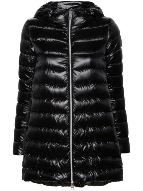 hoodied puffer parka by HERNO