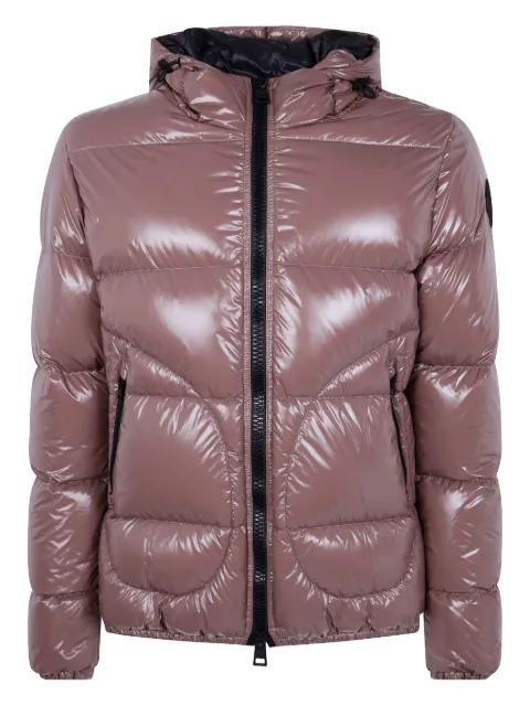 hoodied quilted jacket by HERNO