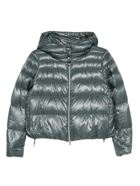 hoodied quilted jacket by HERNO