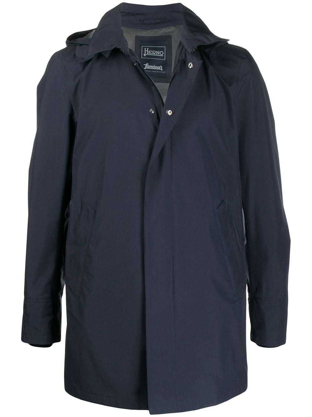 hoodied raincoat by HERNO