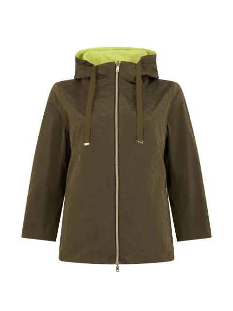 hoodied zip-fastening jacket by HERNO