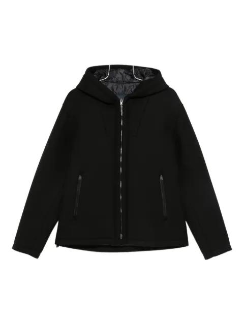hoodied zip-front jacket by HERNO