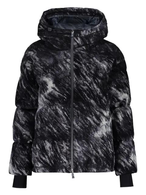 hoodied zip-up jacket by HERNO