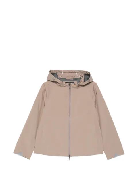 hoodied zip-up jacket by HERNO