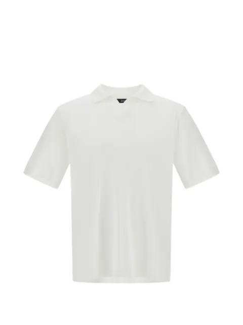knitted cotton polo shirt by HERNO