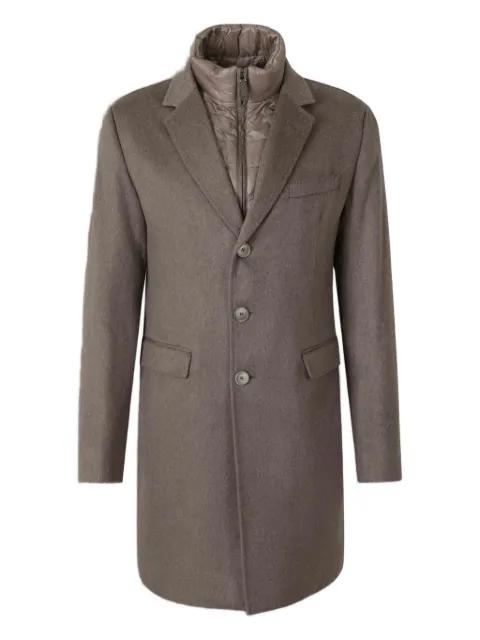 layered coat by HERNO