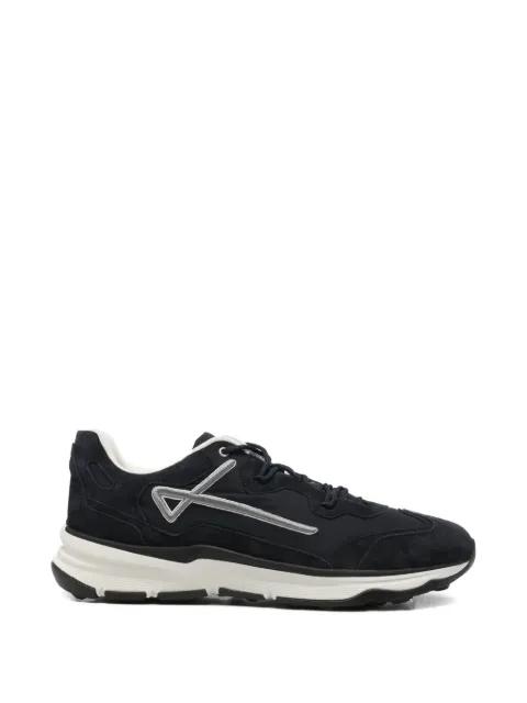 logo-appliqué leather sneakers by HERNO