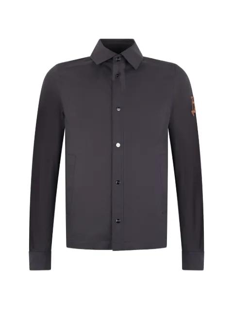logo-detail shirt jacket by HERNO