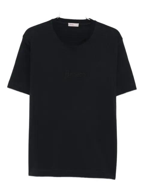 logo-embroidered T-shirt by HERNO