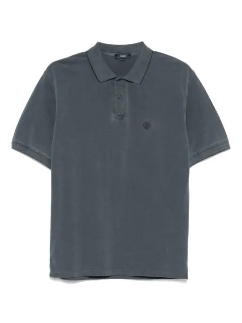 logo-embroidered polo shirt by HERNO