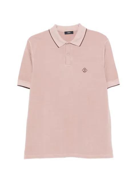 logo-embroidered polo shirt by HERNO