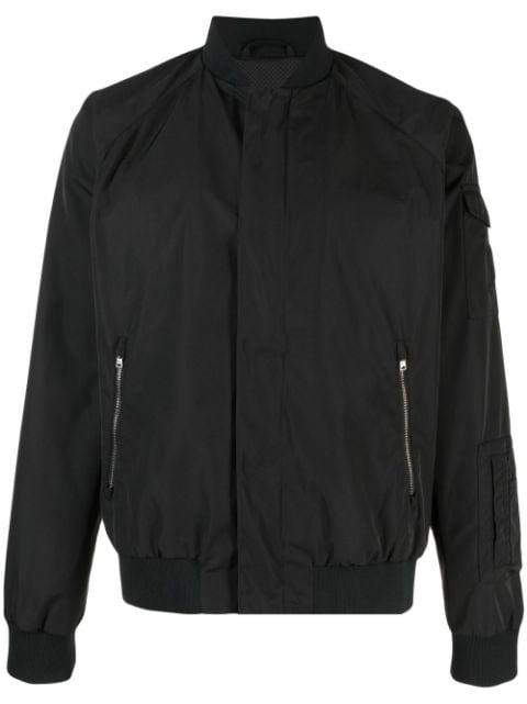logo-patch bomber jacket by HERNO