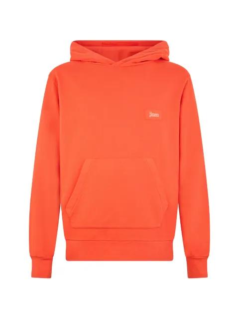 logo-patch hoodie by HERNO