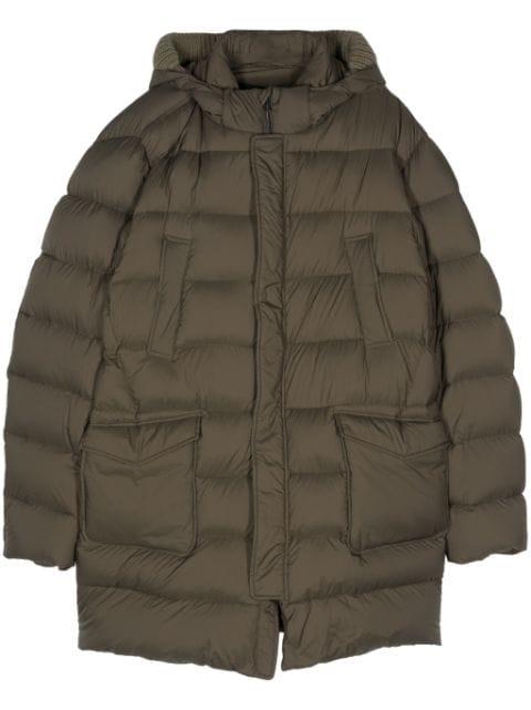 logo-plaque coat by HERNO