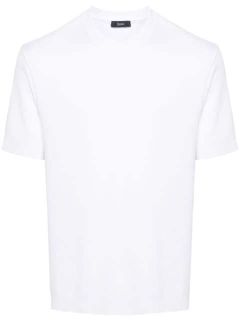 logo-plaque cotton T-shirt by HERNO