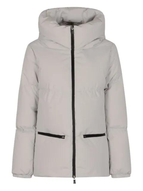 logo-print padded jacket by HERNO