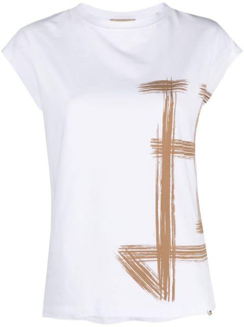 logo-print sleeveless top by HERNO