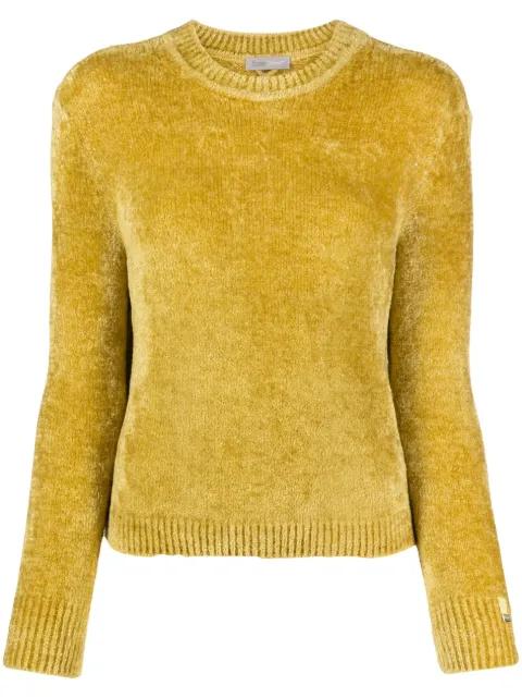 long-sleeve chenille jumper by HERNO