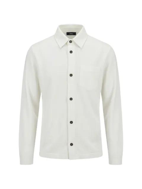 long-sleeve cotton shirt by HERNO