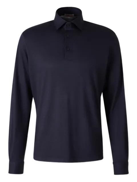 long-sleeve polo shirt by HERNO