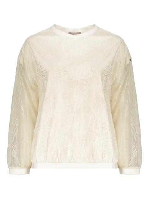 long-sleeve round-neck sweatshirt by HERNO