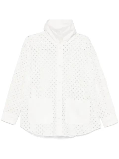 openwork shirt by HERNO