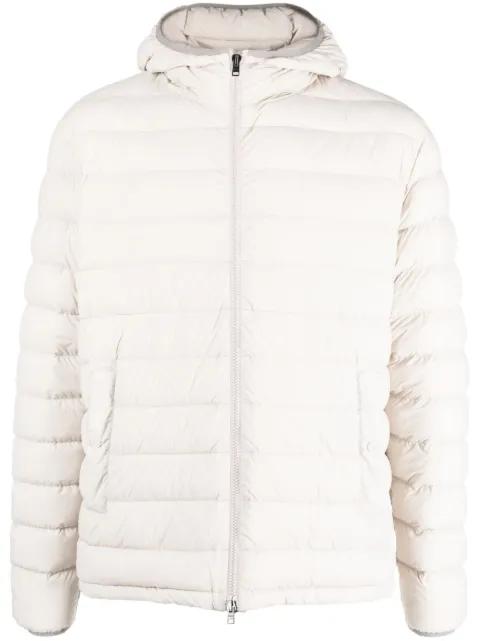 padded-design hoodied jacket by HERNO