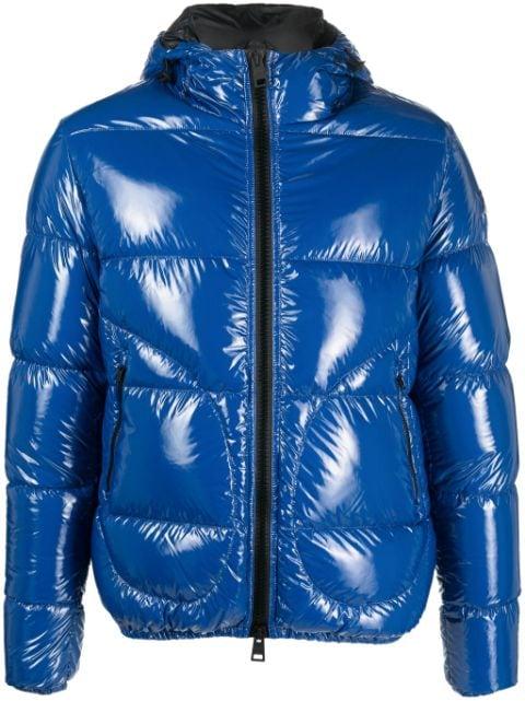 padded hoodied down jacket by HERNO