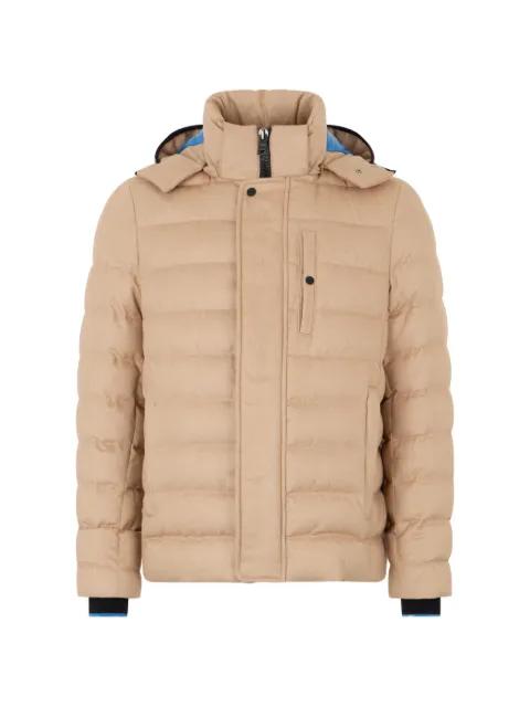 padded hoodied jacket by HERNO