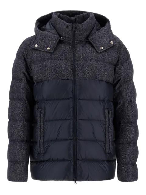padded hoodied jacket by HERNO