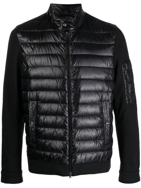padded-panel zipped jacket by HERNO