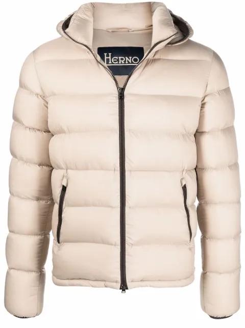padded quilted jacket by HERNO