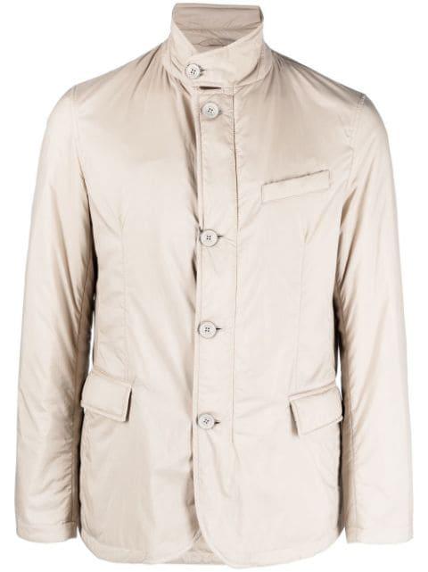 padded single-breasted jacket by HERNO