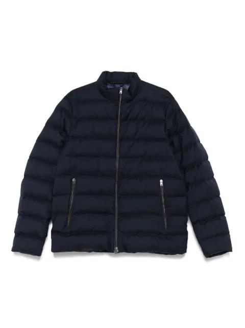 padded zip-front jacket by HERNO