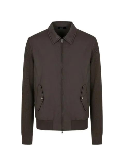 panelled cardigan by HERNO