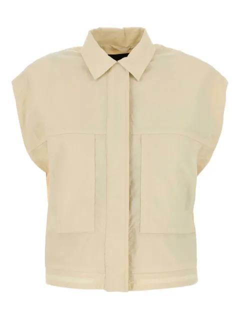 panelled vest by HERNO