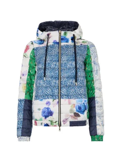 patchwork puffer jacket by HERNO