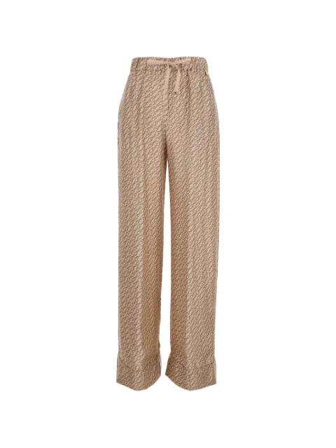 patterned drawstring-fastening trousers by HERNO